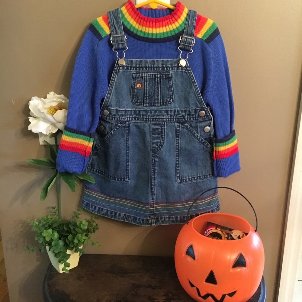 Rainbow Bright Kid VTG sweater 🌈 baby